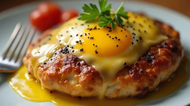 Chicken Breakfast Recipes for a Vibrant Start Flat lay of ingredients for quick chicken breakfast recipes, including fresh spinach, shredded chicken breast, diced bell peppers, eggs, olive oil, paprika, and diced onions, all neatly arranged on a marble surface and wooden board.