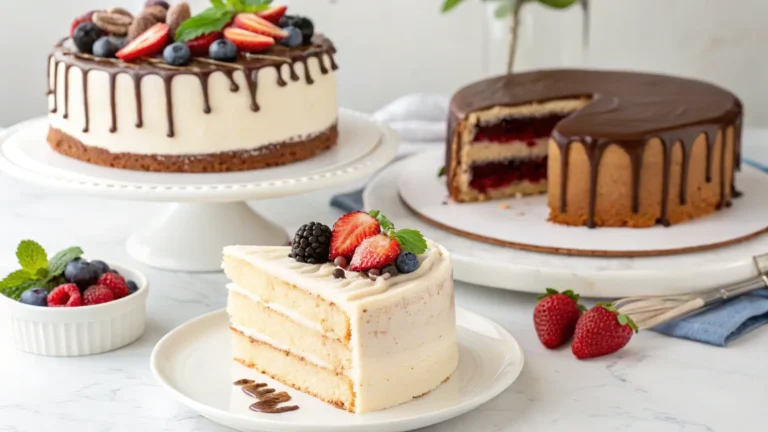 Top Birthday Cake Recipe & Easy Cake Delivery Variety of birthday cakes including classic vanilla and modern naked cake designs