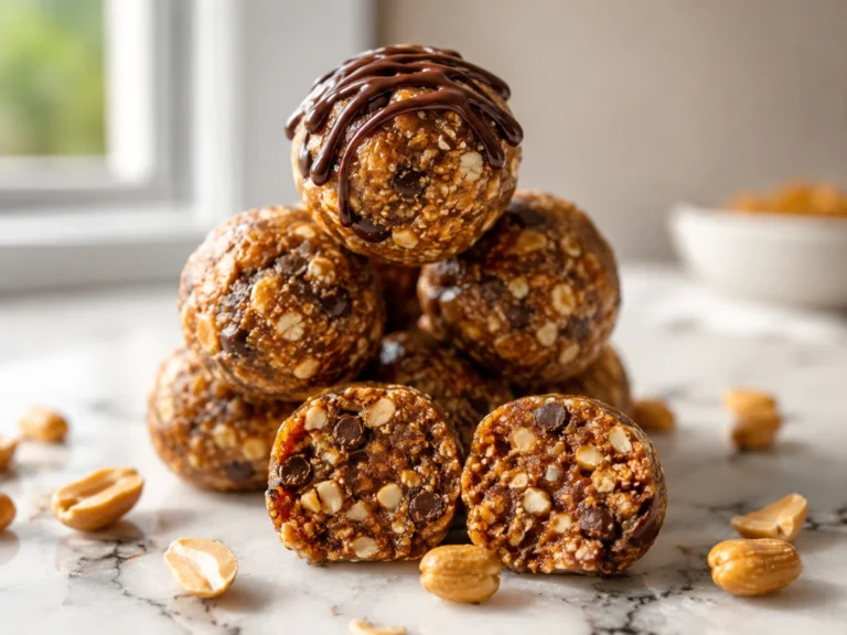 Snickers Energy Balls — Healthy No-Bake Snack (High Protein) snickers-energy-balls-hero